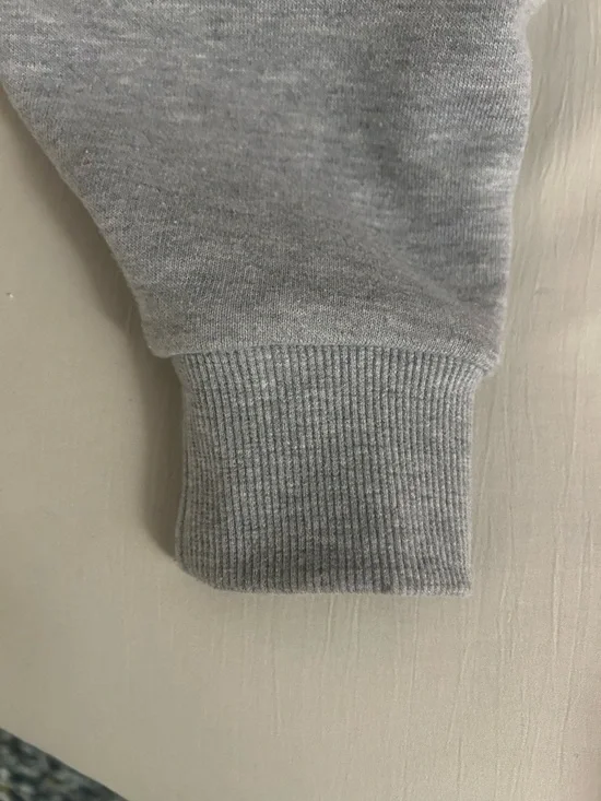 Alo Yoga Light Gray Full-Zip Hoodie - Picture 3 of 3